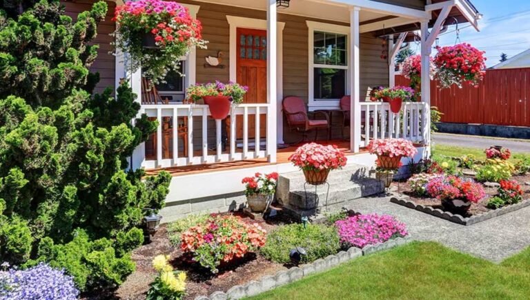 Flower Bed Ideas Front of House