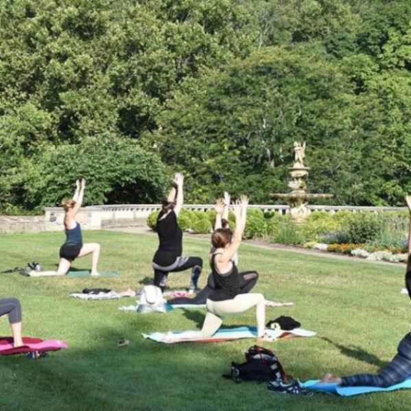 garden yoga